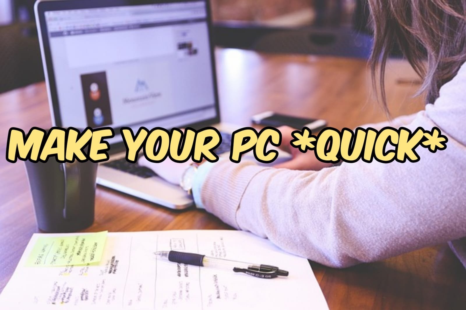 How to make my Windows PC Or Laptop run faster *Without Formatting*