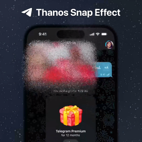 Thanos Snap effect