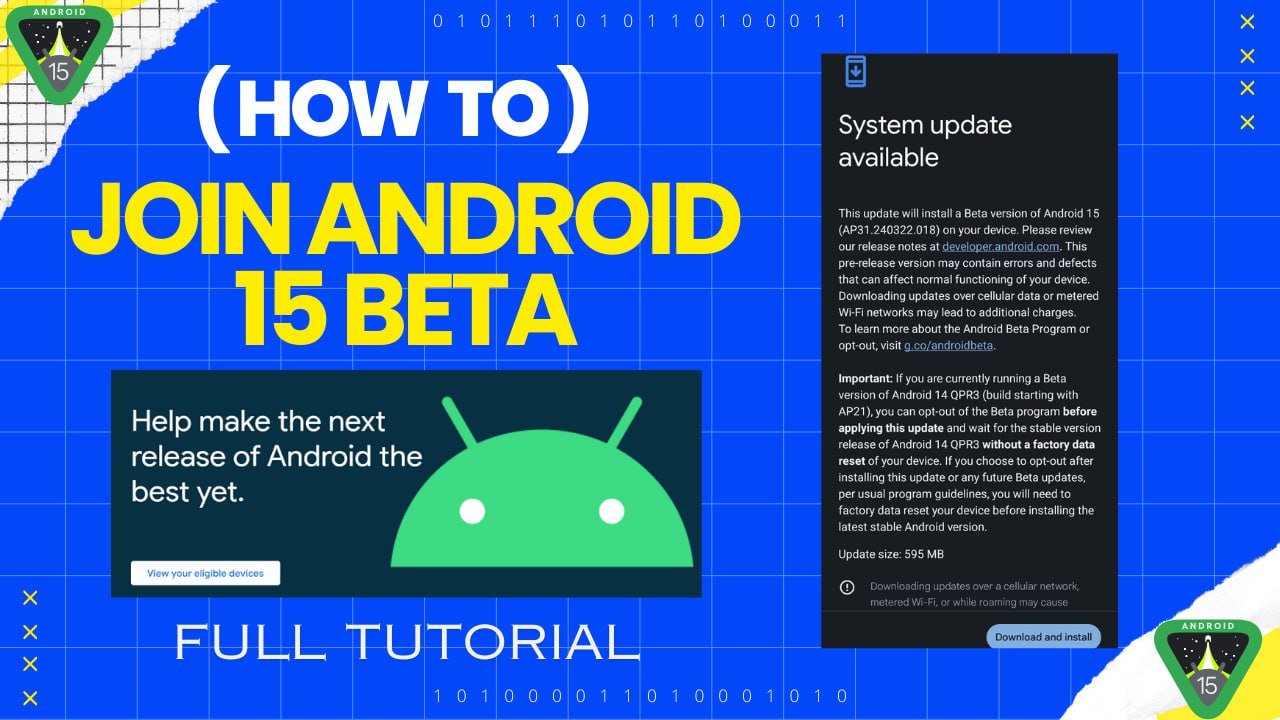 How to Join Android 15 Beta